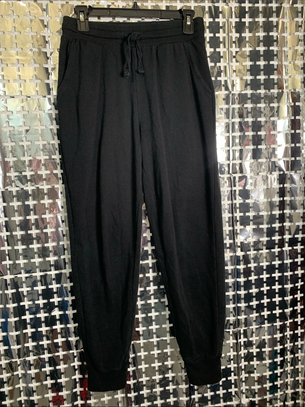 Colsie Black Women's Jogger Pants with Drawstring Waist
